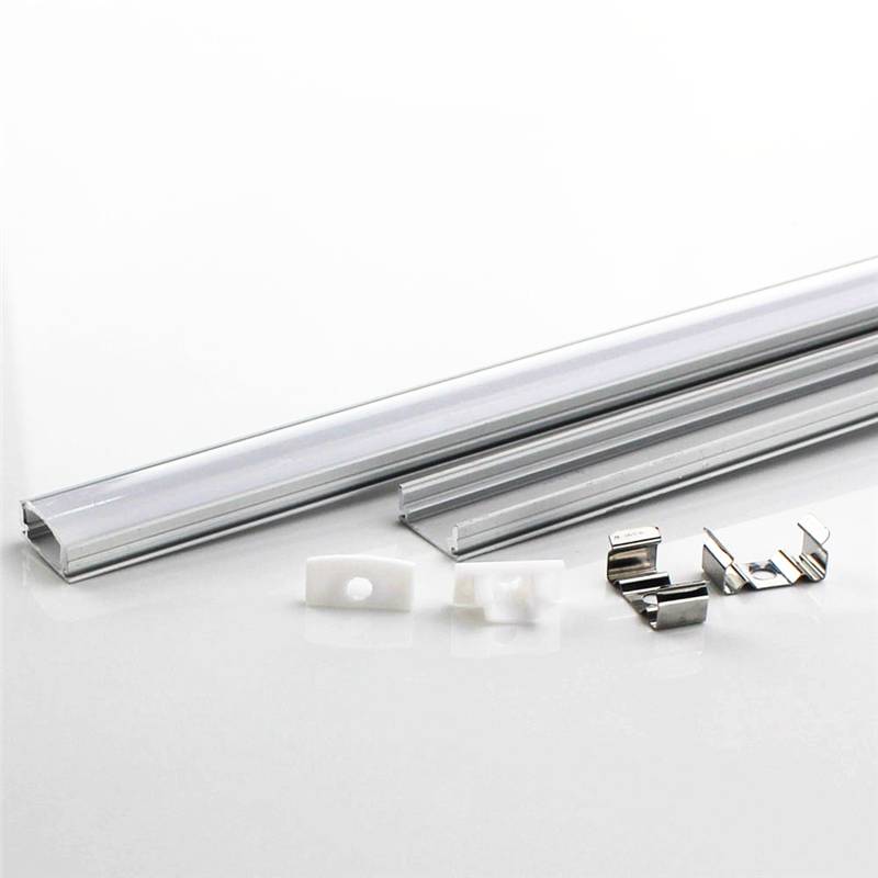 Hot Sale Factory Sales Led Aluminum Profile For Led Strip With Pc Cover End Bracket