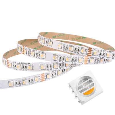 4 In 1 RGBW led strip 5050 60leds/m 5m DC12V DC24V led strip light IP65 SMD 5050 outdoor led light strip