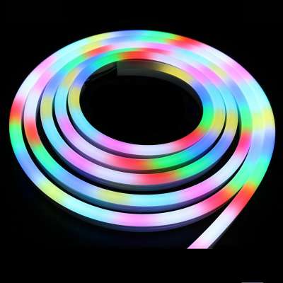 Waterproof DC24V RGB Multi Color 20M Per Roll Full Color addressable Neon Led Strip Light