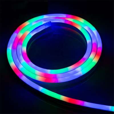 Changing color waterproof silicone neon led tube flex led strip smd5050 60leds/m for sign letters or party decoration